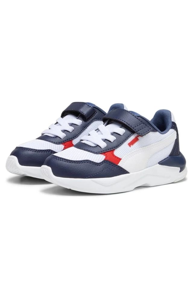 Puma X-Ray Speed Lite AC+ PS Navy-White-Red-Inky Blue Renkli Çocuk Spor Ayakkabı 38552520 30
