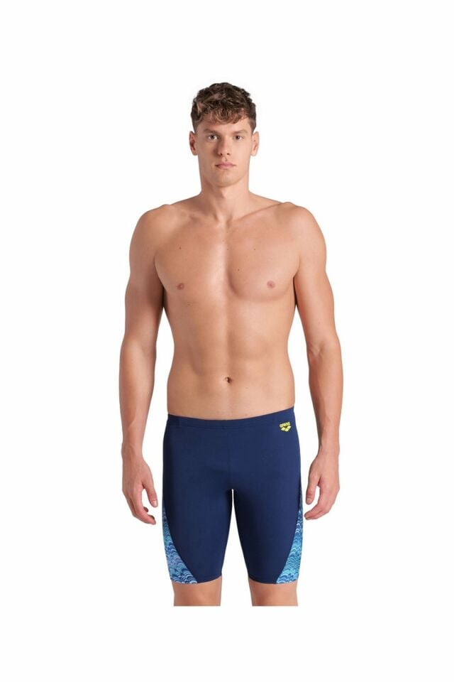 Arena Men's Ondulation Swim Jammer Erkek Yüzücü Mayo Lacivert 008154750