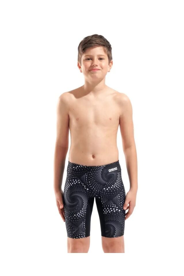 Arena Boy's Fireflow Swim Jammer Erkek Çocuk Yüzücü Jammer Mayo Siyah/Desenli 010408500