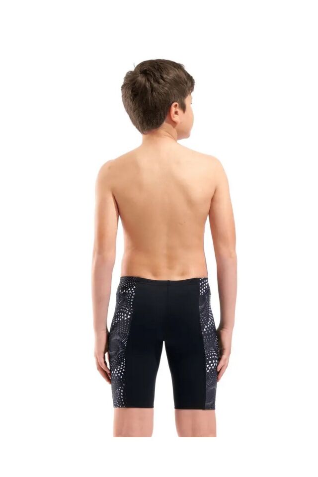Arena Boy's Fireflow Swim Jammer Erkek Çocuk Yüzücü Jammer Mayo Siyah/Desenli 010408500