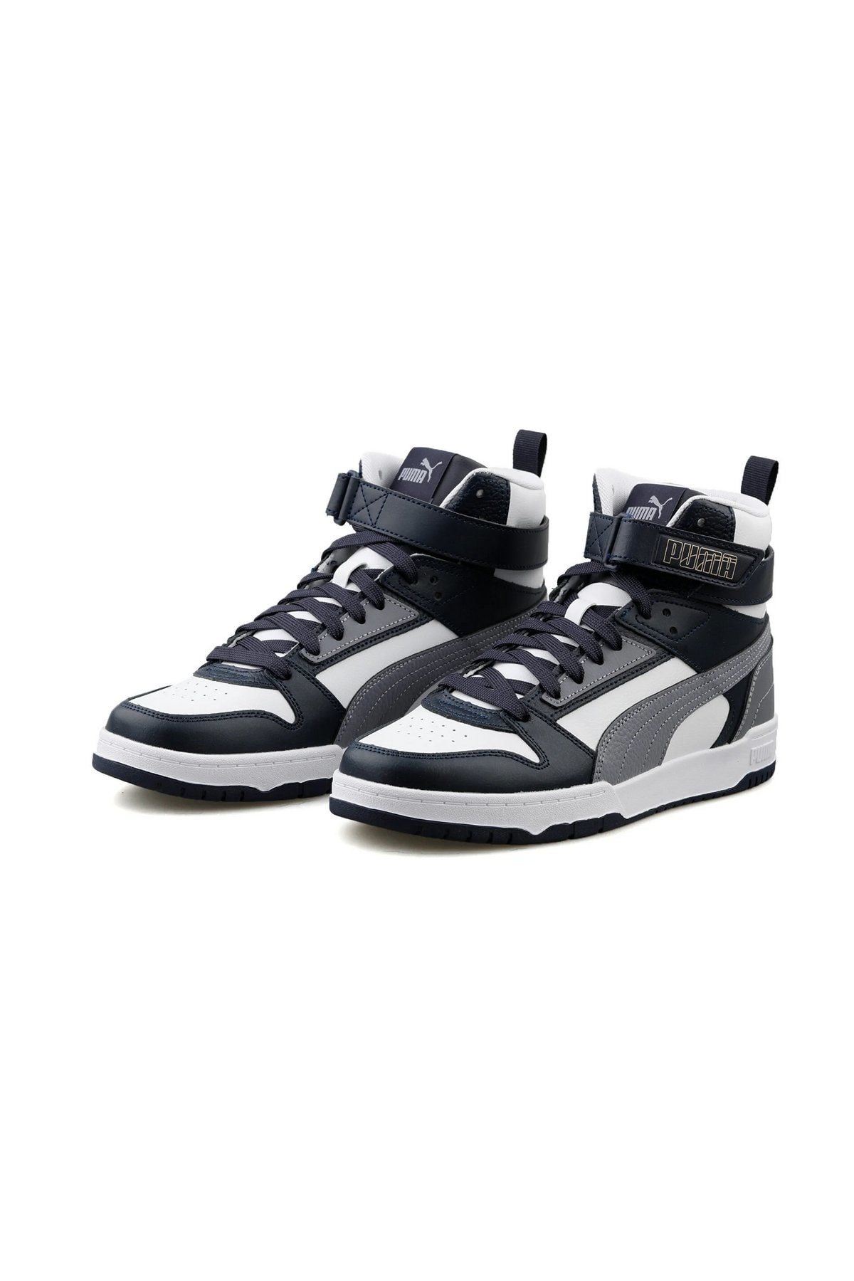 Puma RBD Game Puma-White Gray Tile Parisian-Night Puma-Gold Bilekli Erkek Spor Ayakkabı 38583909 42
