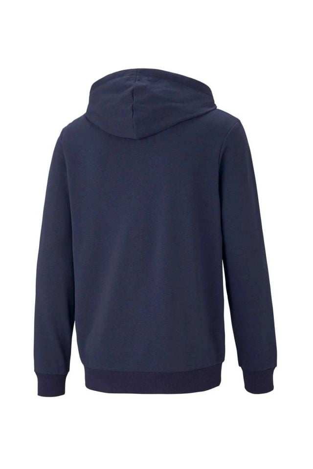 Puma Sportstyle Essentials Small Logo FZ Hoodie Erkek Sweatshirt Lacivert 58670476