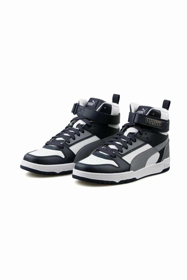 Puma RBD Game Puma-White Gray Tile Parisian-Night Puma-Gold Bilekli Erkek Spor Ayakkabı 38583909 44.5