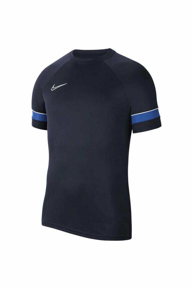 Nike Dri-Fit Academy 21 Top Ss Erkek Futbol Forma Tişört Lacivert CW6101-453 M
