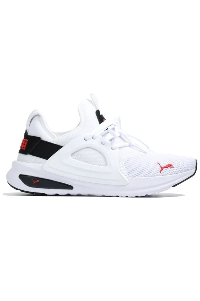 Puma Softride Enzo Evo Puma-White Puma-Black Red Erkek Koşu Ayakkabı Beyaz 37704823