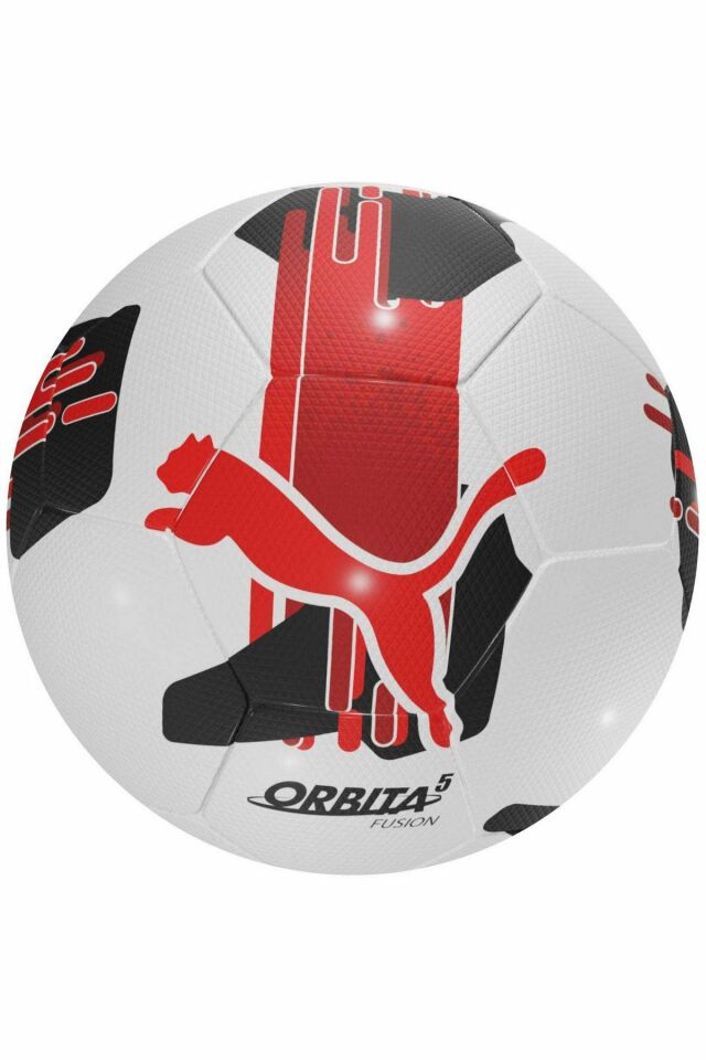 Puma Team Sports Orbita 5 Fusion No 5 Futbol Topu Beyaz/Kırmızı 08433104