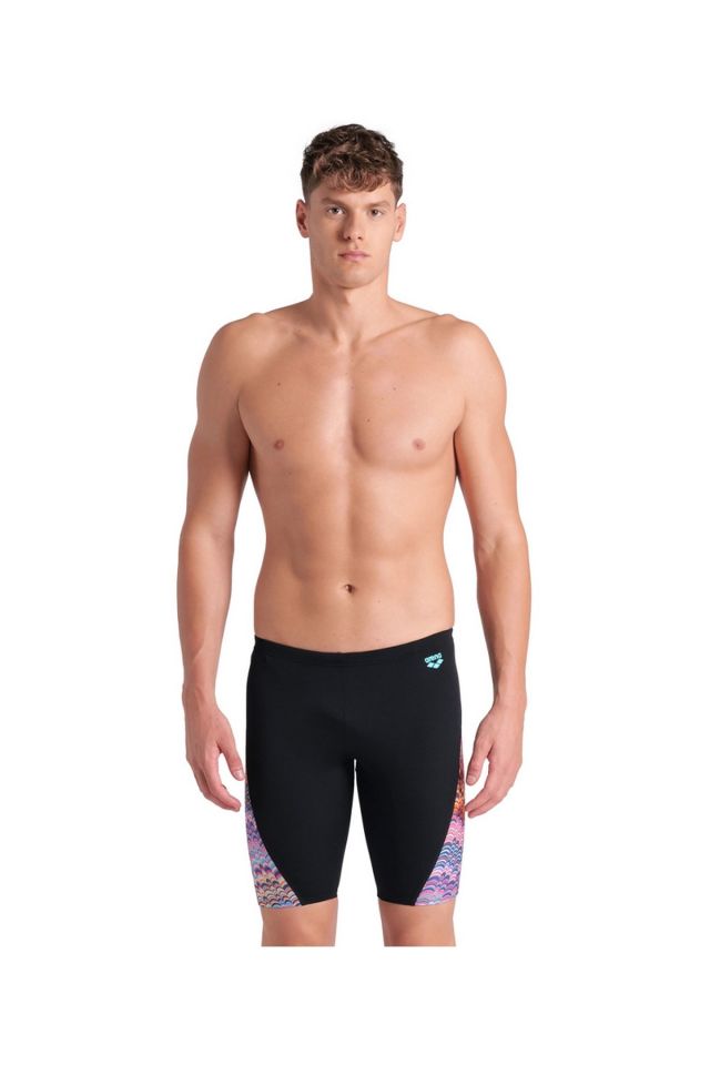 Arena Men's Ondulation Swim Jammer Erkek Yüzücü Mayo Siyah 008154550