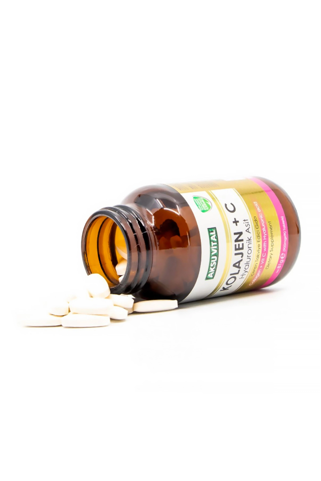AksuVital Kolajen + C Vitamini & Hyaluronik Asit 60 Tablet