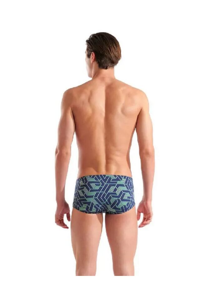 Arena Men's Escape Swim Low Waist Short Ekek Düşük Bel Yüzücü Mayo Lacivert/Desenli 007795800