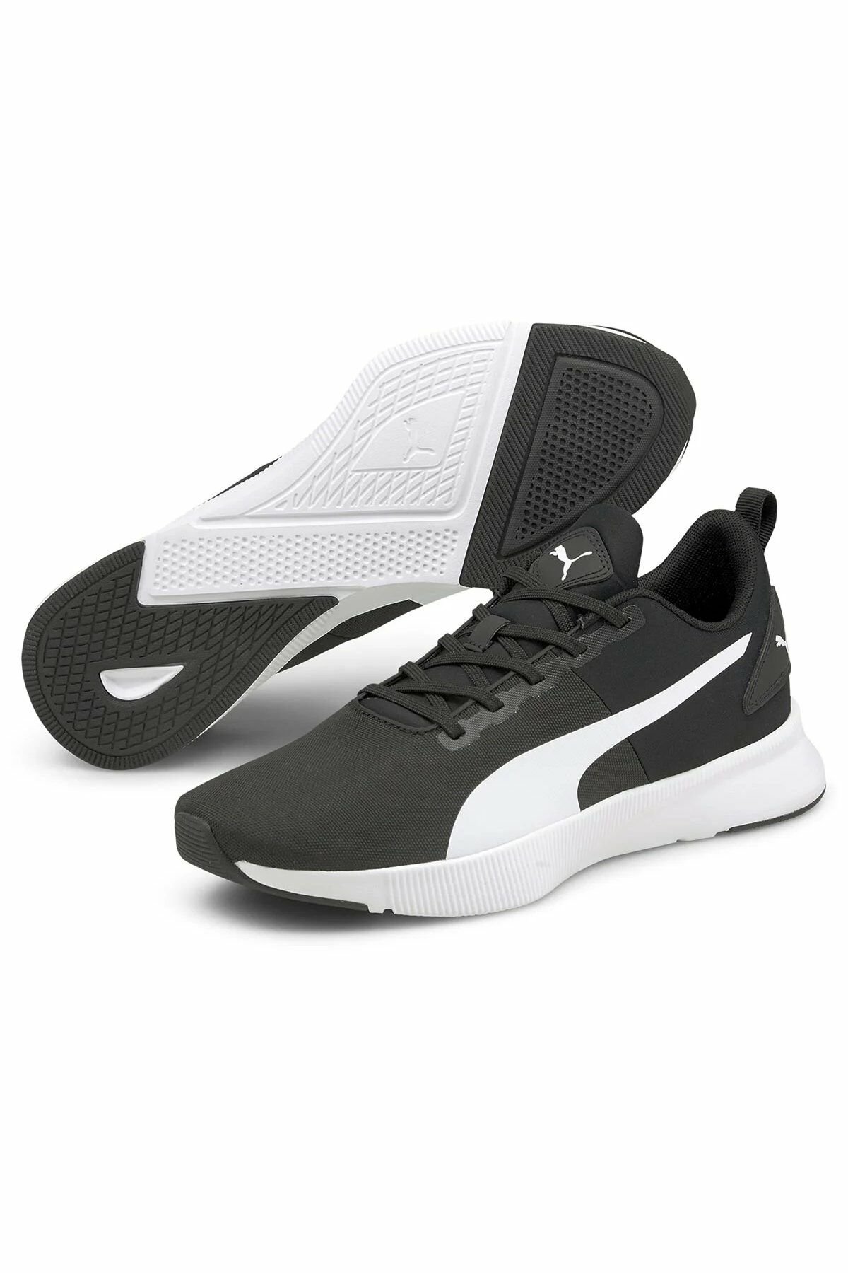 Puma Flyer Runner Mesh Puma-Black Puma-White Erkek Spor Ayakkabı Siyah 19534301
