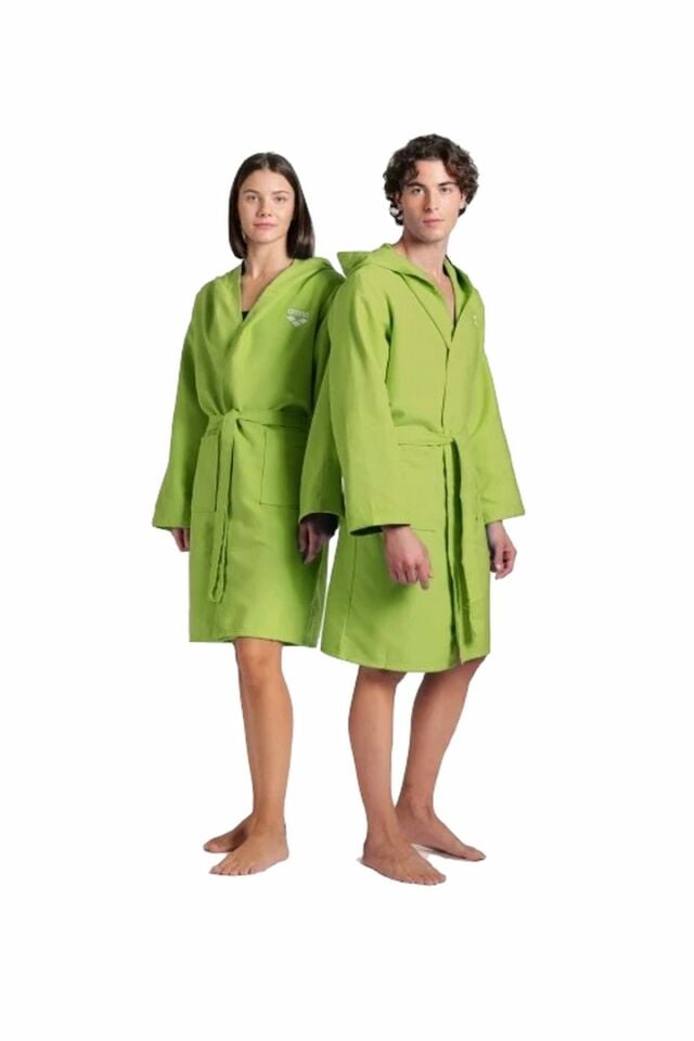 Arena Compact Microfiber Robe Unisex Yüzücü Bornoz Yeşil 009034610 M