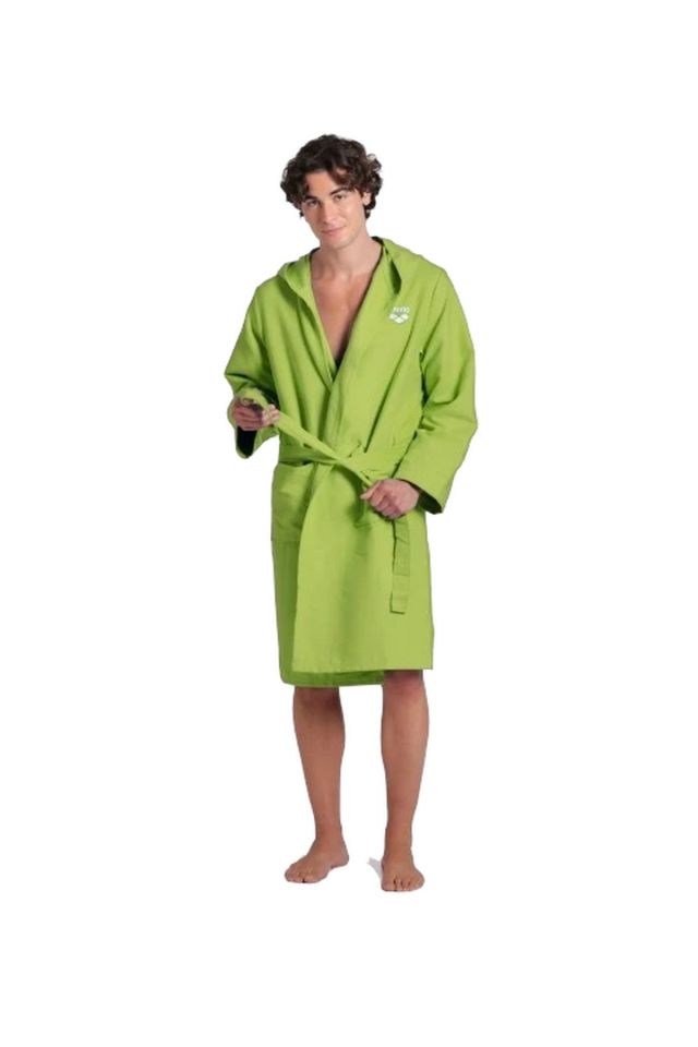 Arena Compact Microfiber Robe Unisex Yüzücü Bornoz Yeşil 009034610 S