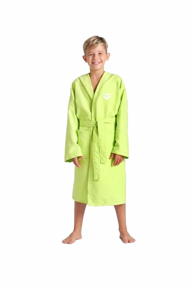Arena Zeal Jr Robe Unisex Çocuk Yüzücü Bornoz Yeşil 009042610