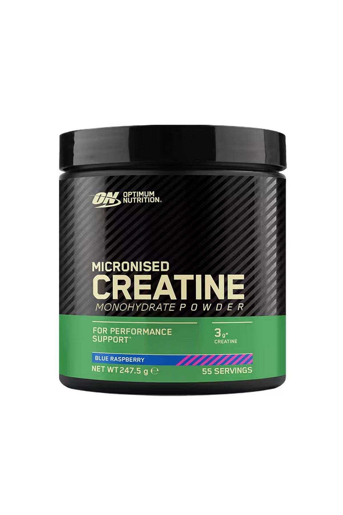 Optimum Nutrition Micronised Creatine Blue Raspberry 247.5g 55 Servis
