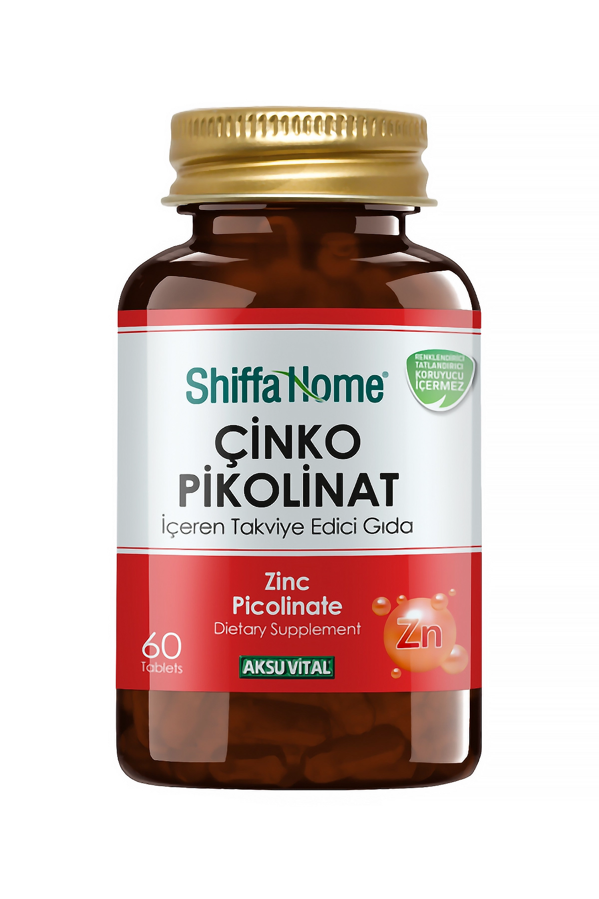 AksuVital Shiffa Home Çinko Pikolinat 60 Tablet