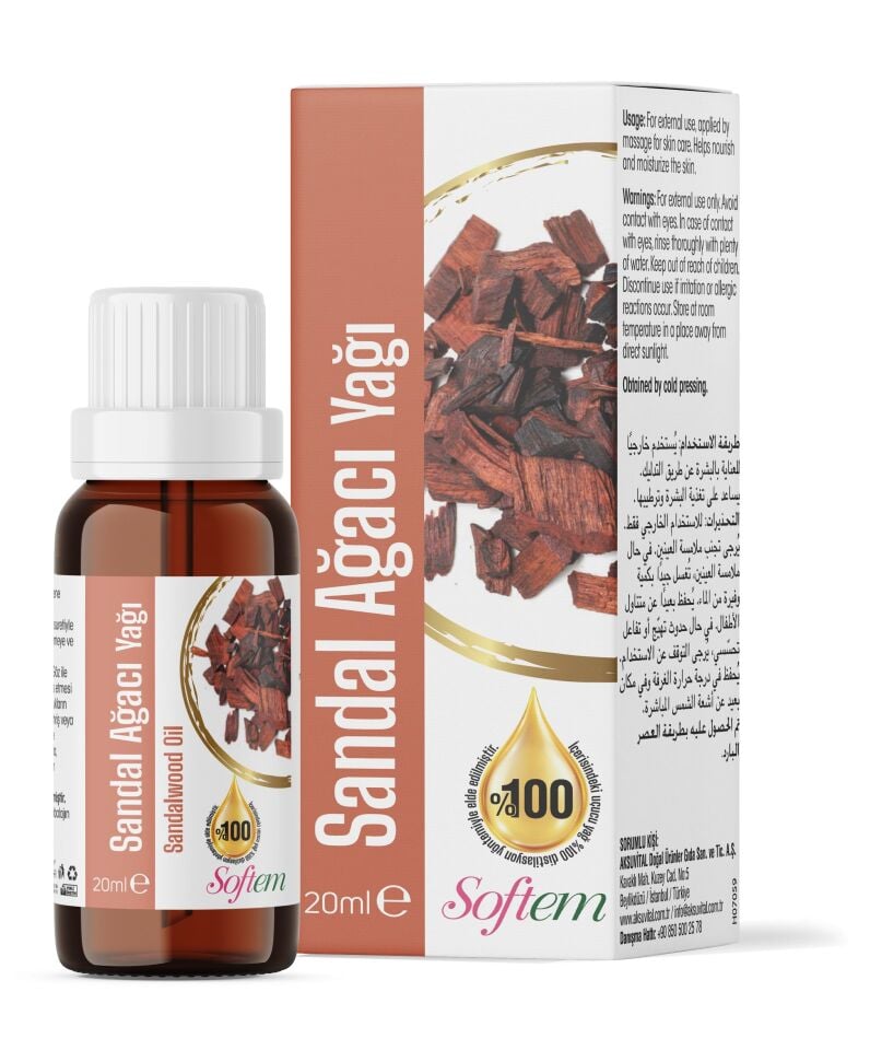 AksuVital Softem Sandal Ağacı Yağı 20 ml
