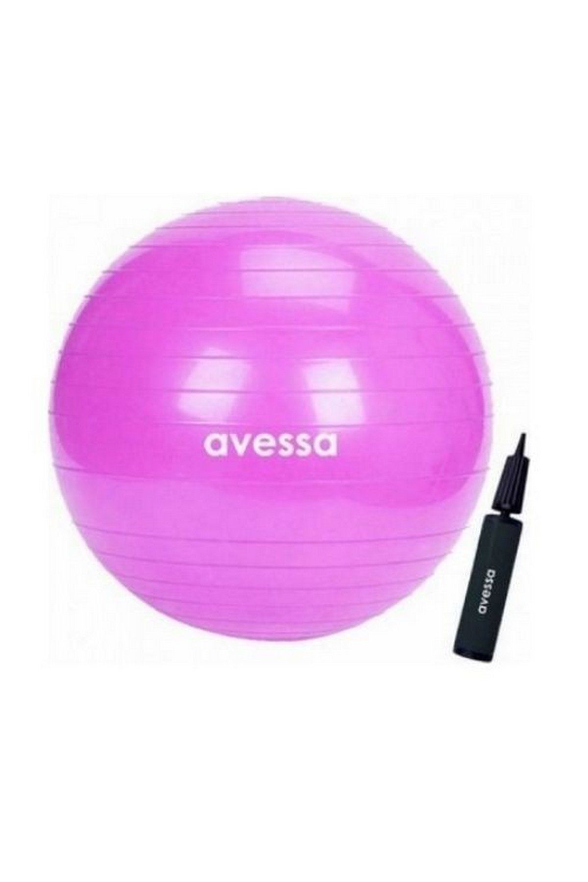 Avessa PLT-75 Pilates Topu Kutulu + Pompa 75 cm Pembe