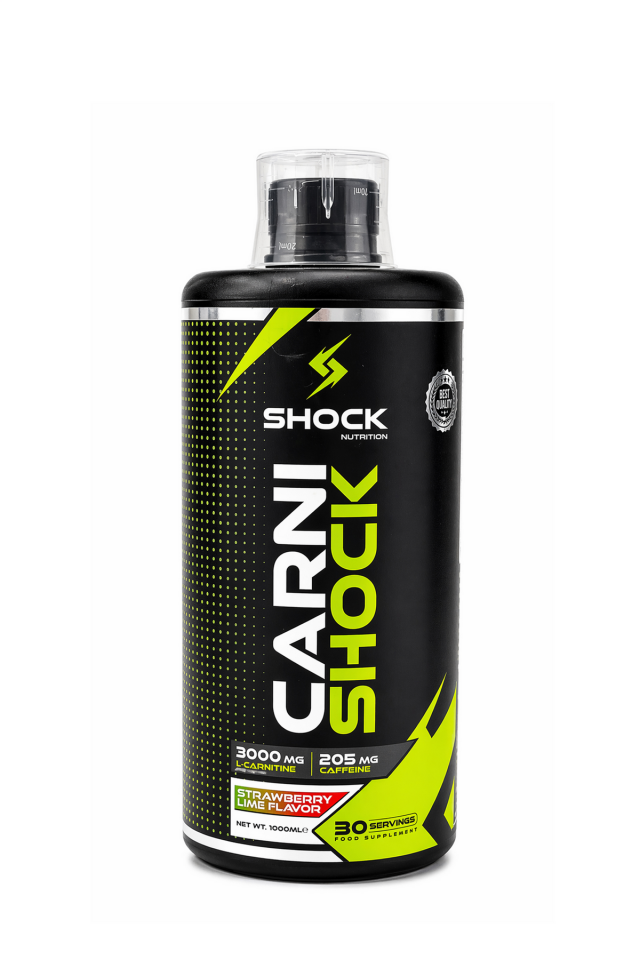 Shock Nutrition Carni Shock L-Carnitine Çilek/Limon Aromalı 1000ml 30 Servis