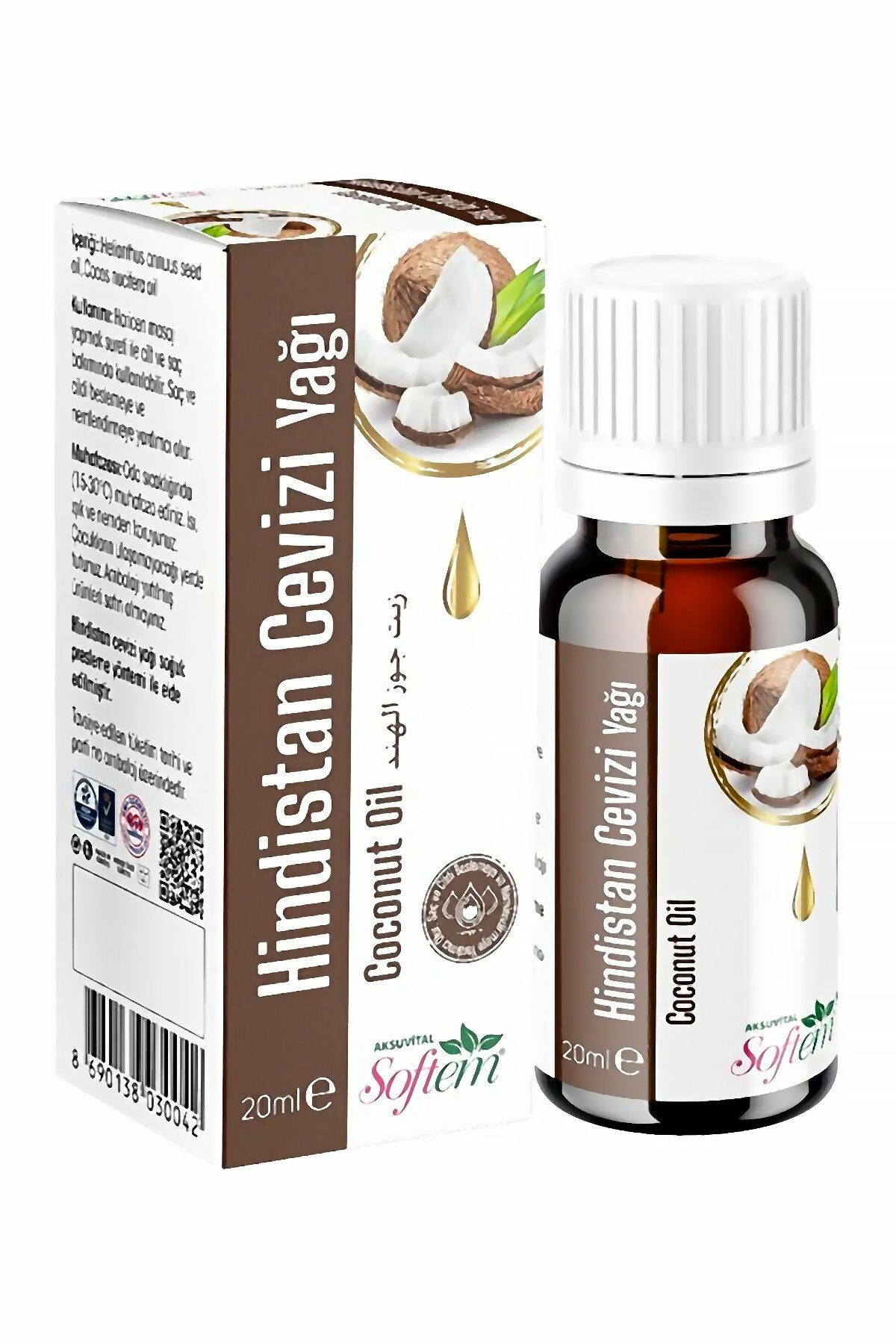 AksuVital Softem Hindistan Cevizi Yağı 20ml