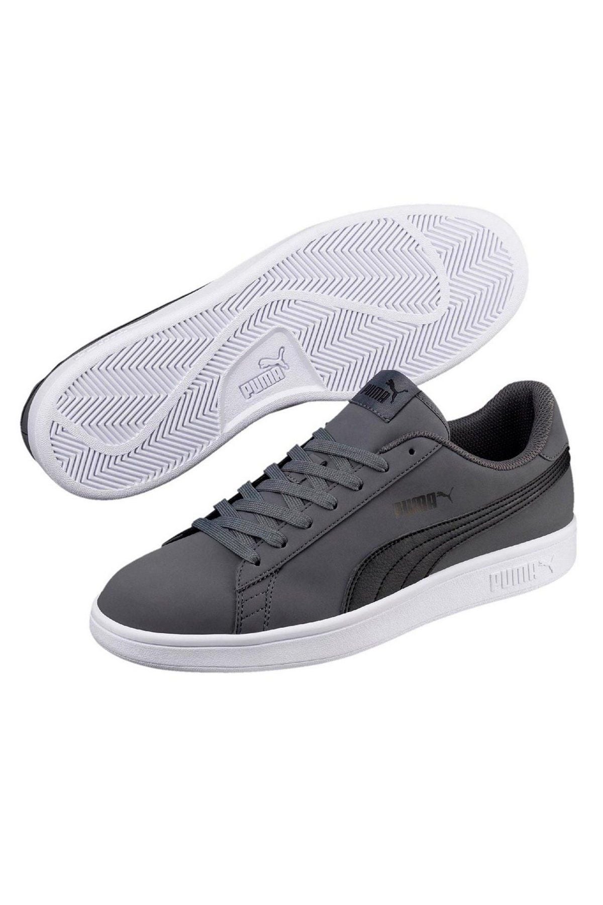 Puma Smash V2 Buck Iron Gate Puma-Black Erkek Günlük Spor Ayakkabı Gri 36516008 41