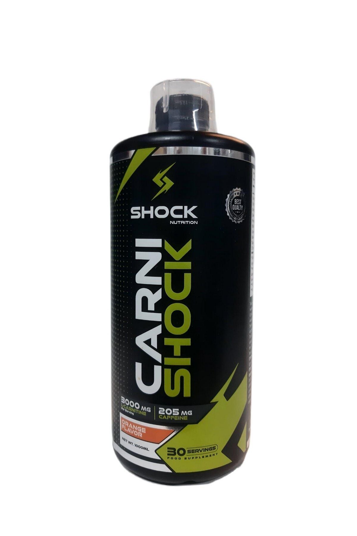Shock Nutrition Carni Shock L-Carnitine Portakal Aromalı 1000ml 30 Servis