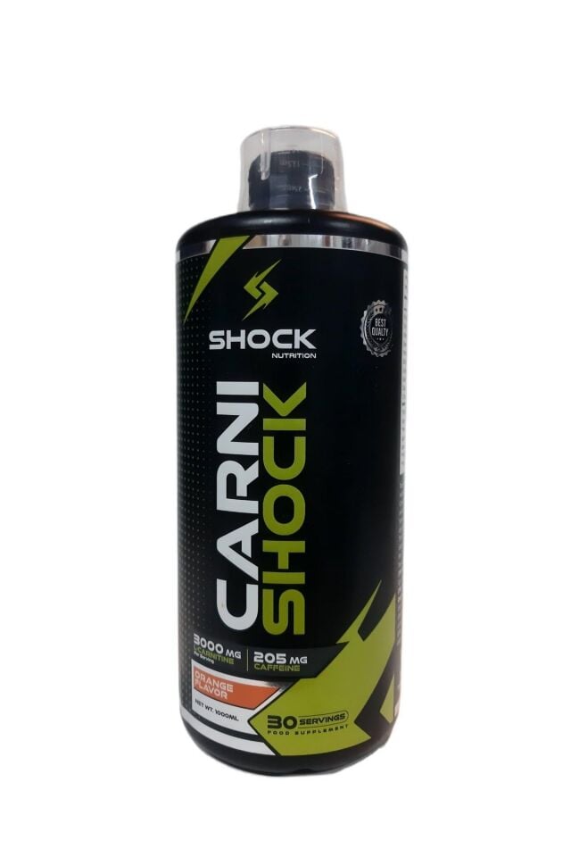 Shock Nutrition Carni Shock L-Carnitine Portakal Aromalı 1000ml 30 Servis