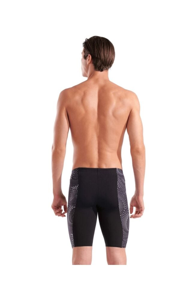Arena Men's Fireflow Swim Jammer Erkek Yüzücü Jammer Mayo Siyah/Desenli 010159500