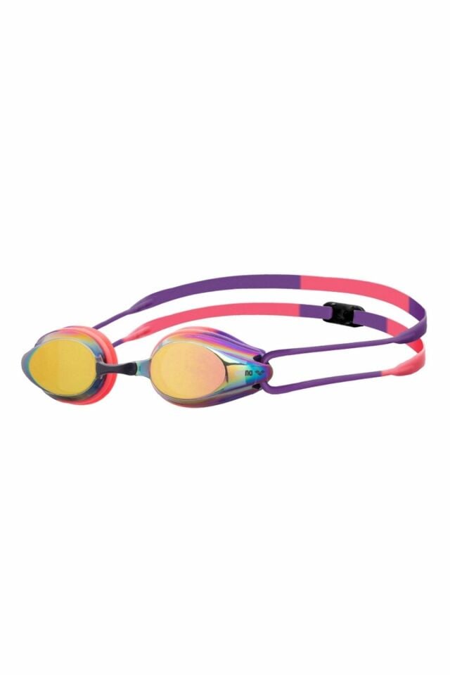 Arena Tracks Mirror Unisex Yüzücü Yarış Gözlüğü Pembe/Mor 92370111