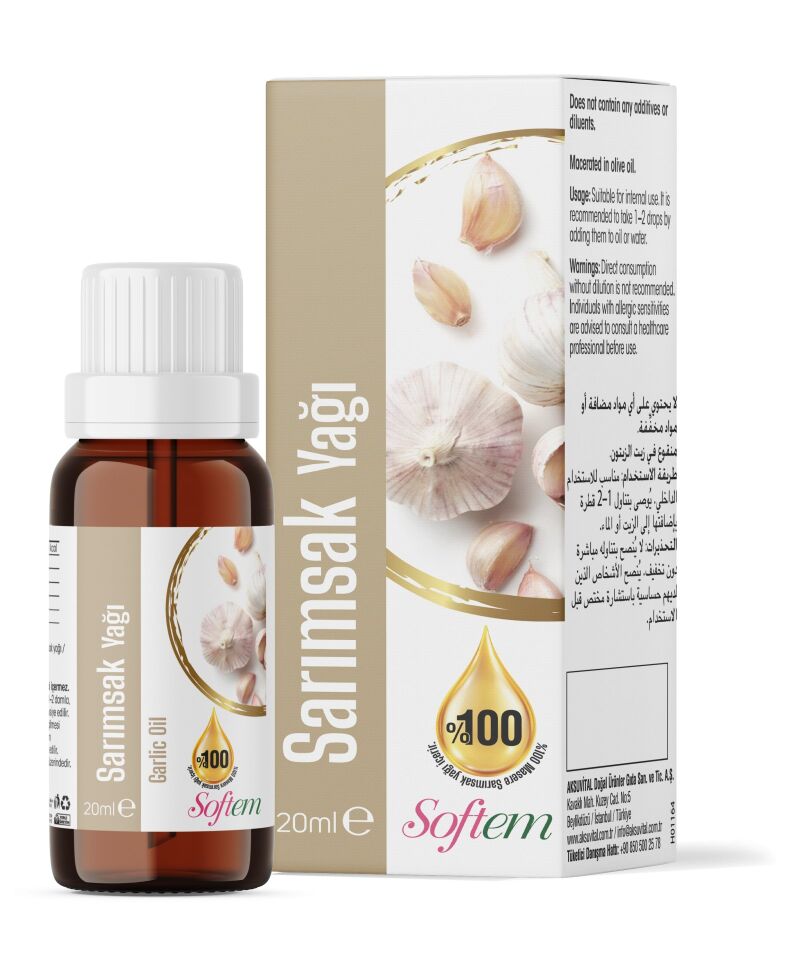 AksuVital Softem Sarımsak Yağı 20 ml