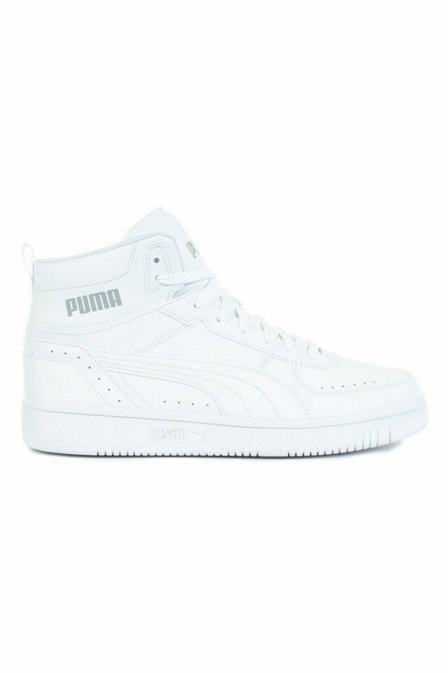 Puma Rebound JOY Puma-White Limestone Bilekli Erkek Spor Ayakkabı Beyaz 37476506