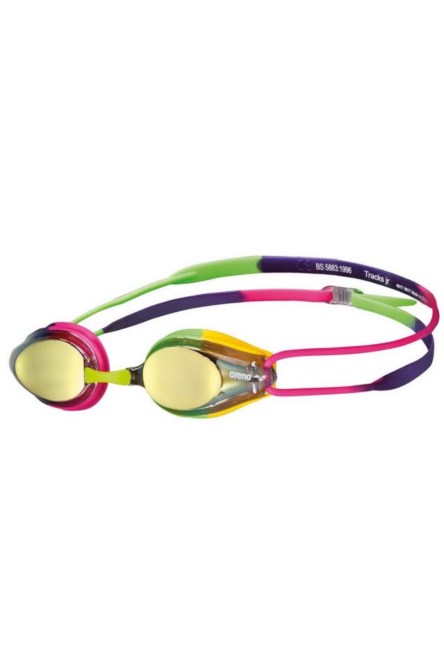 Arena Tracks Jr Mirror Unisex Çocuk Yüzücü Gözlüğü Yeşil 1E560896