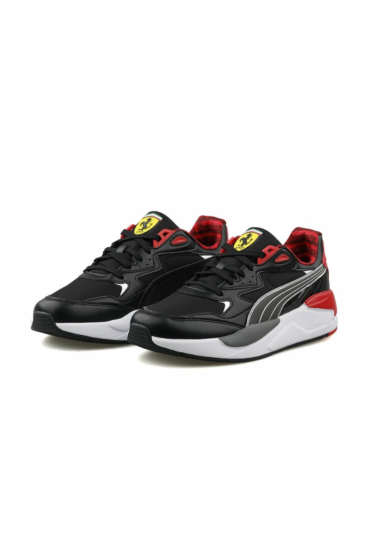 Puma Scuderia Ferrari X-Ray Speed Puma-Black Rosso Corsa Erkek Spor Ayakkabı Siyah 30765701 40