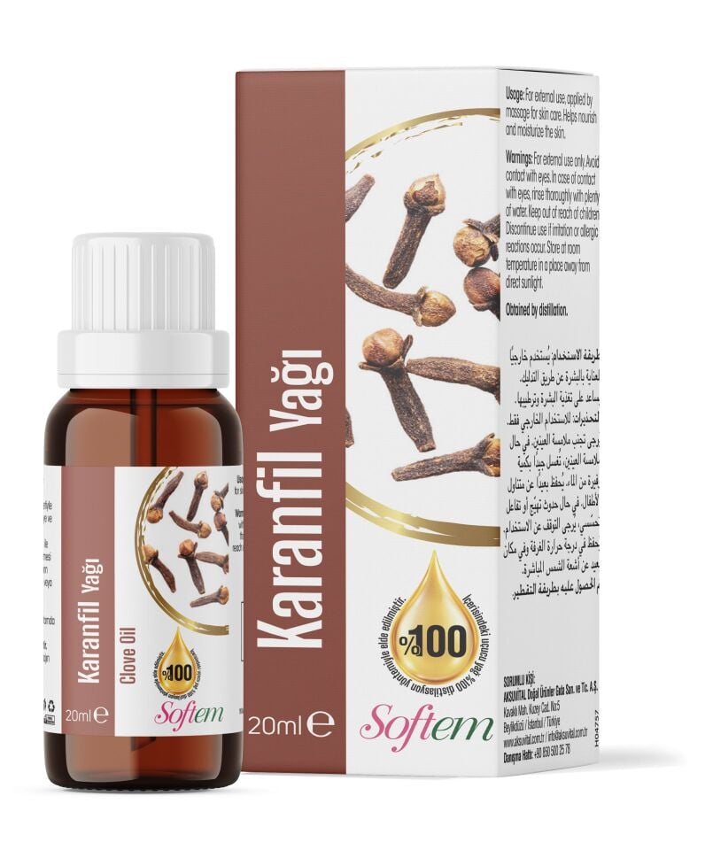 AksuVital Softem Karanfil Yağı 20 ml
