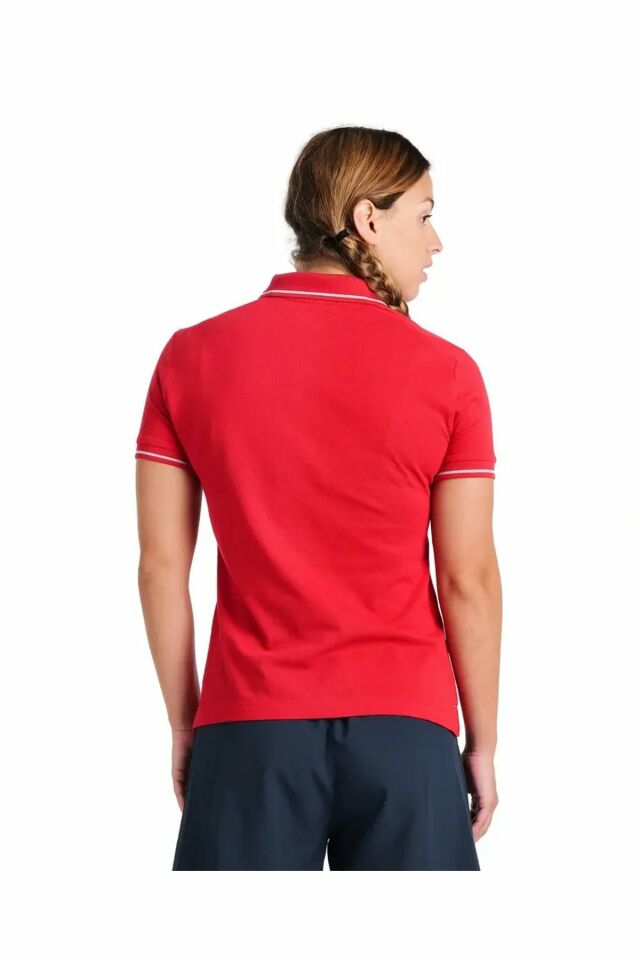 Arena Women's Team Poloshirt Solid Cotton Bayan Polo Yaka Tişört L Beden Kırmızı 004893400-L