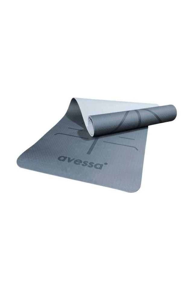 Avessa TPE-10 Çift Renkli Pilates Minderi Siyah