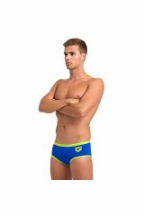 Arena Men's Arena One 12cm Swim Briefs Big Logo Erkek Yüzücü Mayo Mavi 005914860 85
