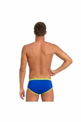 Arena Men's Arena One 12cm Swim Briefs Big Logo Erkek Yüzücü Mayo Mavi 005914860 85
