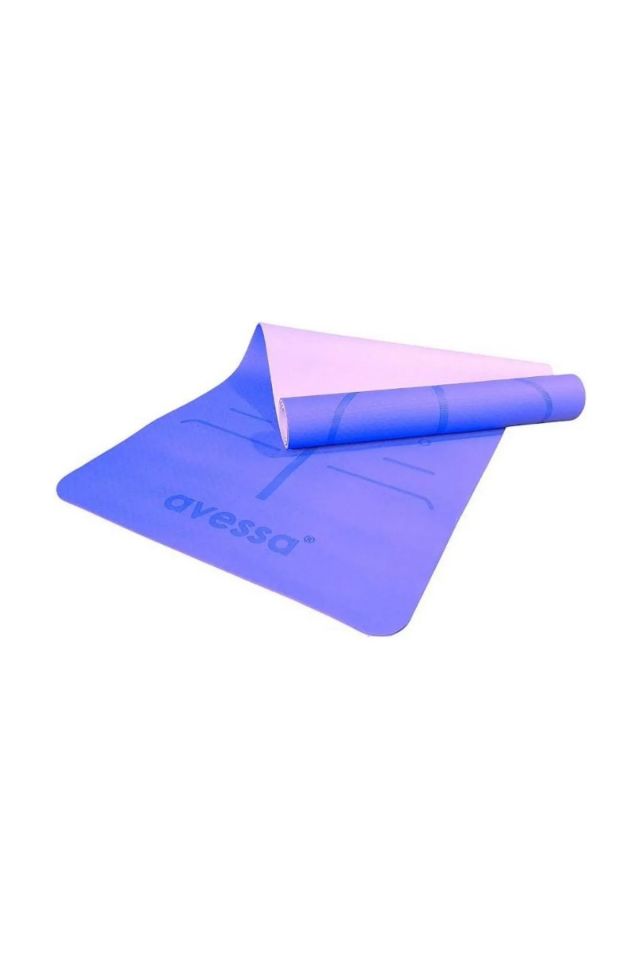 Avessa TPE-50 Çift Renkli Pilates Minderi Mor