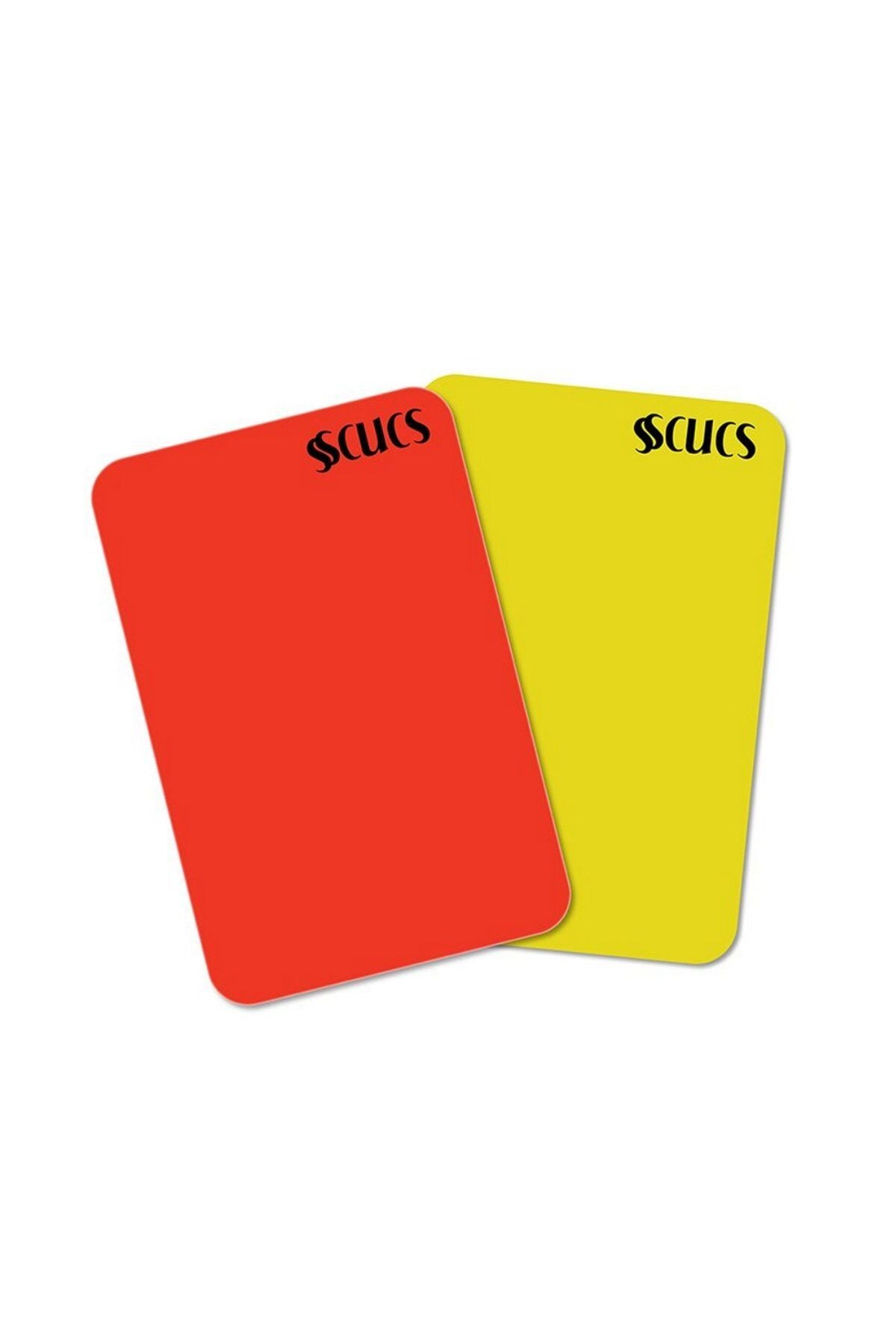 Scucs SCX-1380 Pvc Hakem Kartı Sarı - Kırmızı 2'li Set