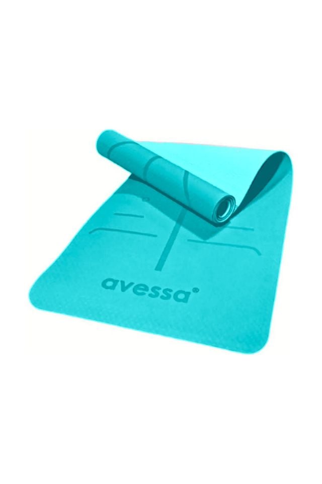 Avessa TPE-60 Çift Renkli Pilates Minderi Turkuaz