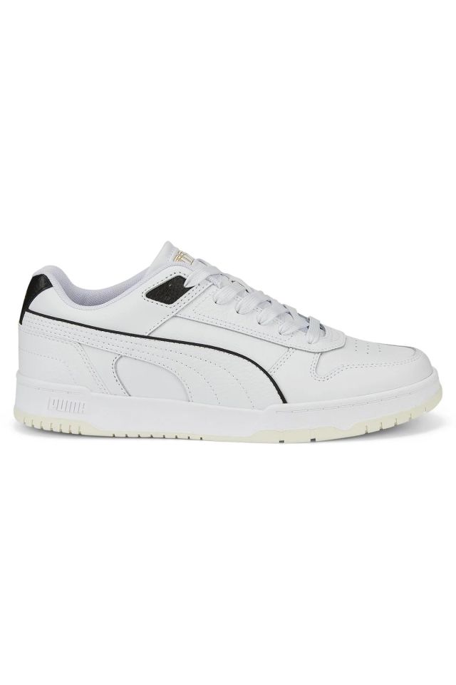Puma RBD Game Low Puma-White Puma-Black Puma Team Gold Erkek Spor Ayakkabı Beyaz 38637301