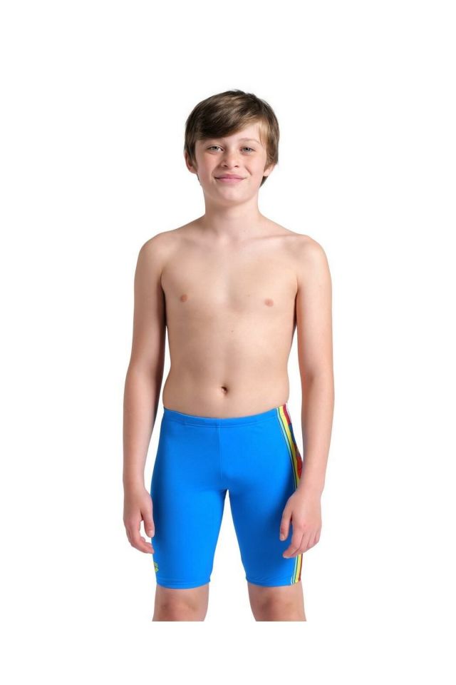 Arena Boy's Palette Swim Jammer Erkek Çocuk Yüzücü Mayo Mavi 008098608