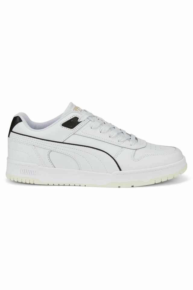 Puma RBD Game Low Puma-White Puma-Black Puma Team Gold Erkek Spor Ayakkabı Beyaz 38637301 40
