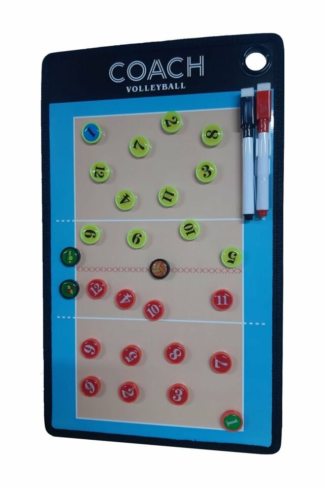 Coach TTV-30 Profesyonel Voleybol Taktik Tahtası