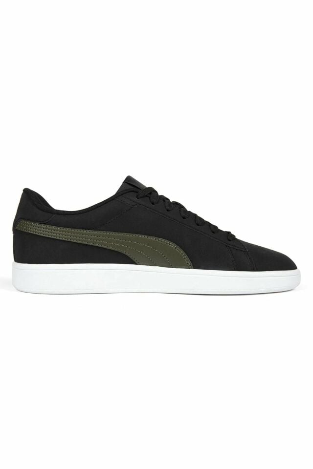 Puma Smash 3.0 Buck Puma-Black Dark-Olive Erkek Sneaker Ayakkabı Siyah 39233607