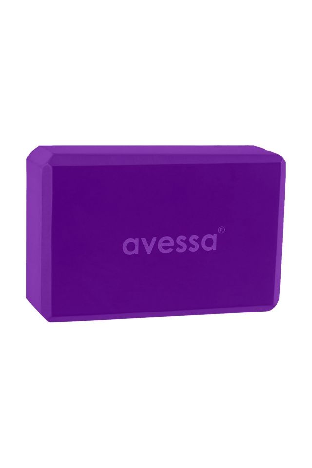 Avessa YBL-40 Yoga Blok Masaj Köpüğü Mor