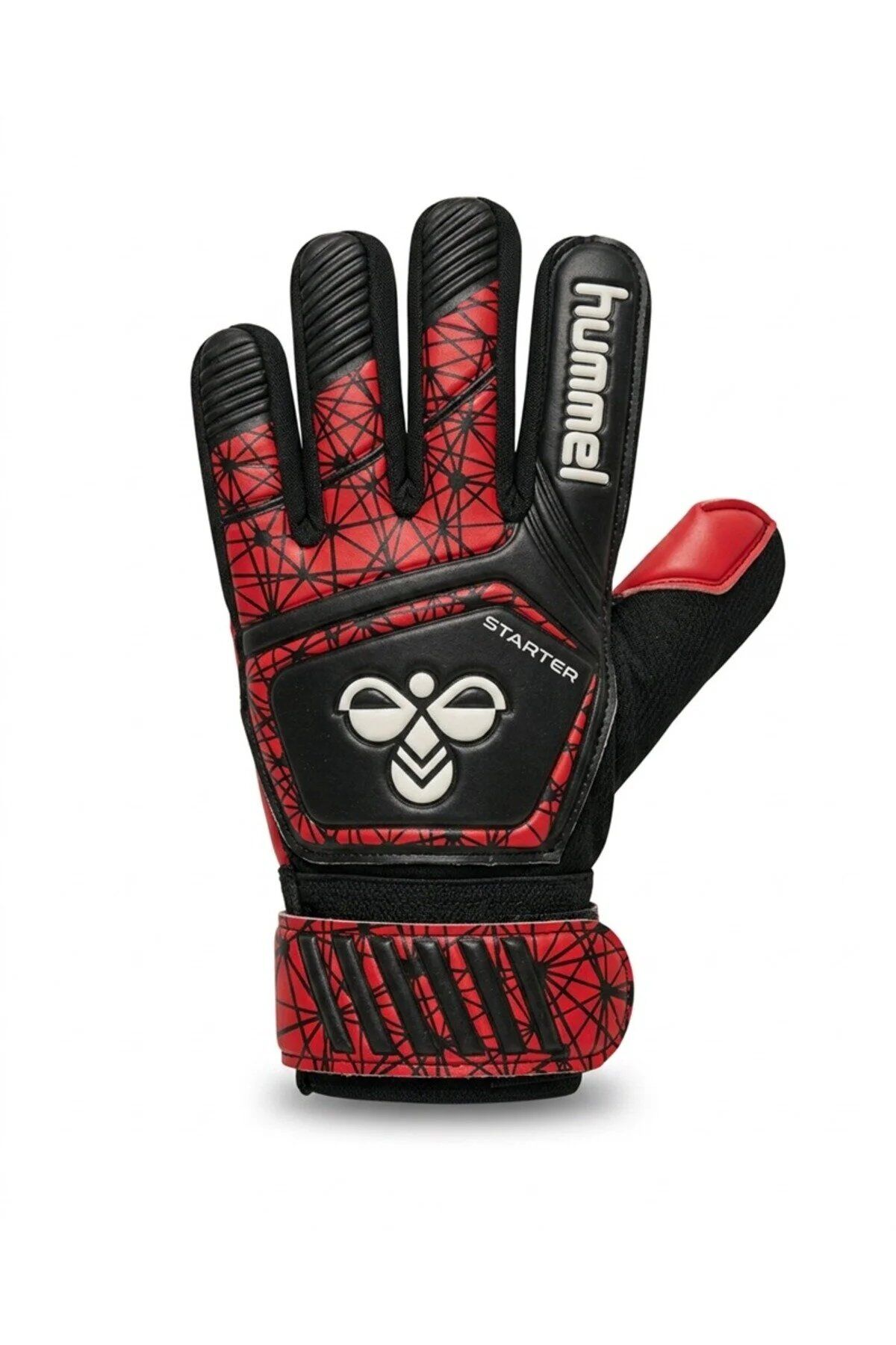 Hummel 9704089915 Starter GK Kaleci Eldiveni Siyah / Kırmızı
