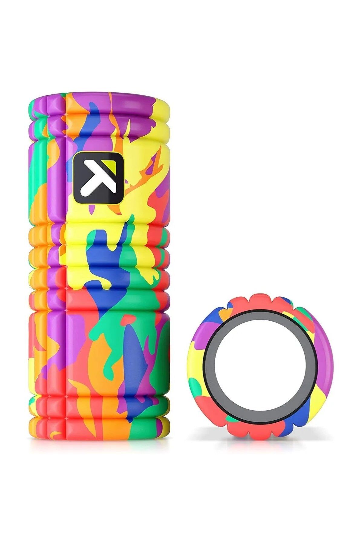 Triggerpoint Grid Rainbow Camo Massage Roller 33 × 14cm Renkli Kamuflaj