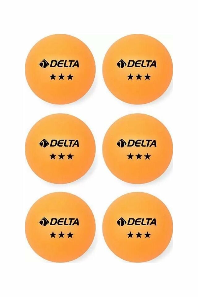 Delta EPT-583 Masa Tenisi Topu 6 Adet Blister Turuncu