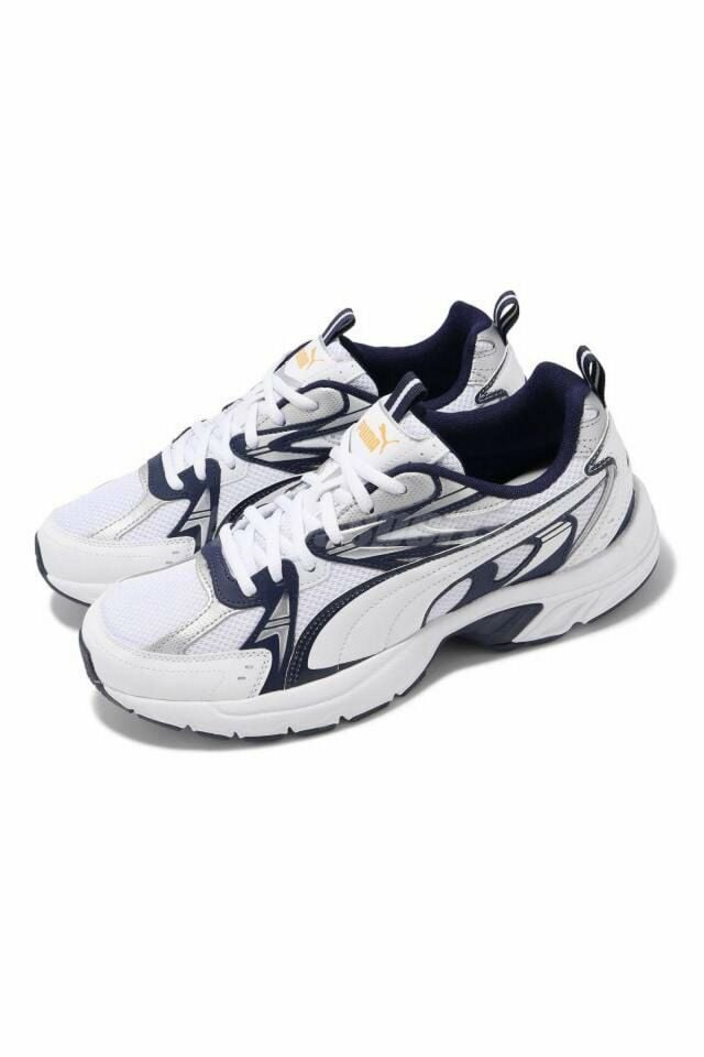 Puma Milenio Tech Club Navy White-Puma Silver Lacivert Unisex Günlük Spor Ayakkabı 39232205